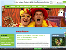 Tablet Screenshot of kinderkampeerwereld.nl